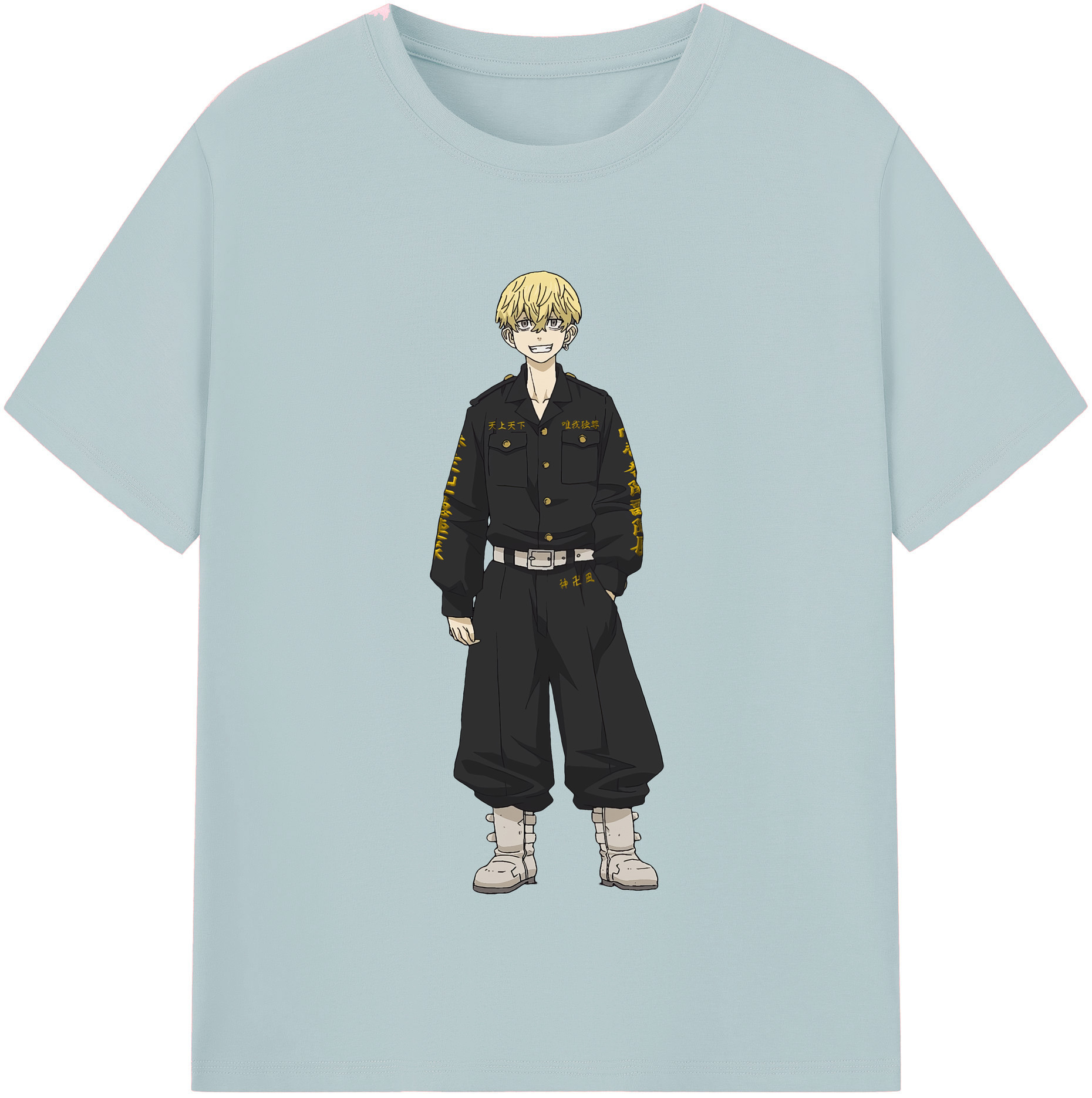 （画像用） 東京リベンジャーズ Tokyo Revengers 綿100％半袖Tシャツ（フロントプリント）